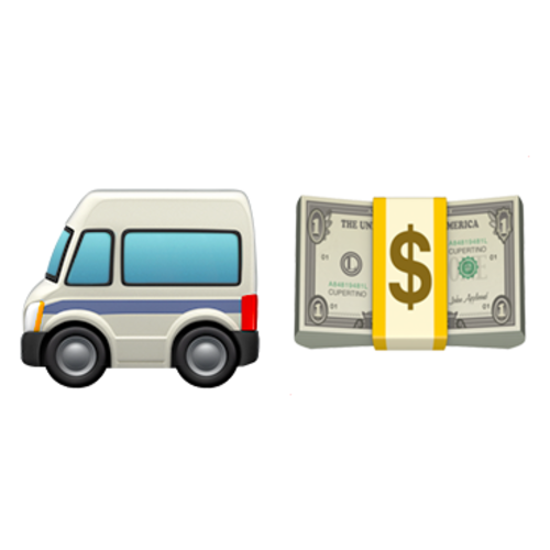 🚐💵 Emoji Domain iOS rendering